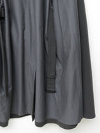 Hooded Tielocken Coat Pigeon Grey