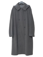 Hooded Tielocken Coat Pigeon Grey