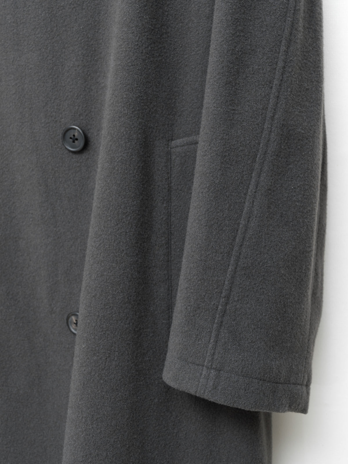 Hooded Tielocken Coat Pigeon Grey