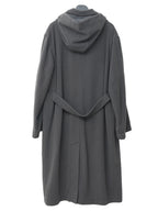 Hooded Tielocken Coat Pigeon Grey
