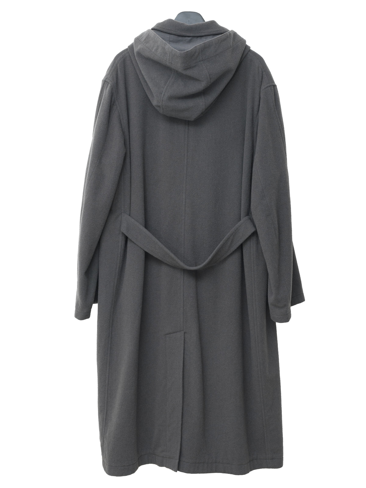 Hooded Tielocken Coat Pigeon Grey