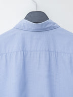Micro Houndstooth Shirt Sax Blue