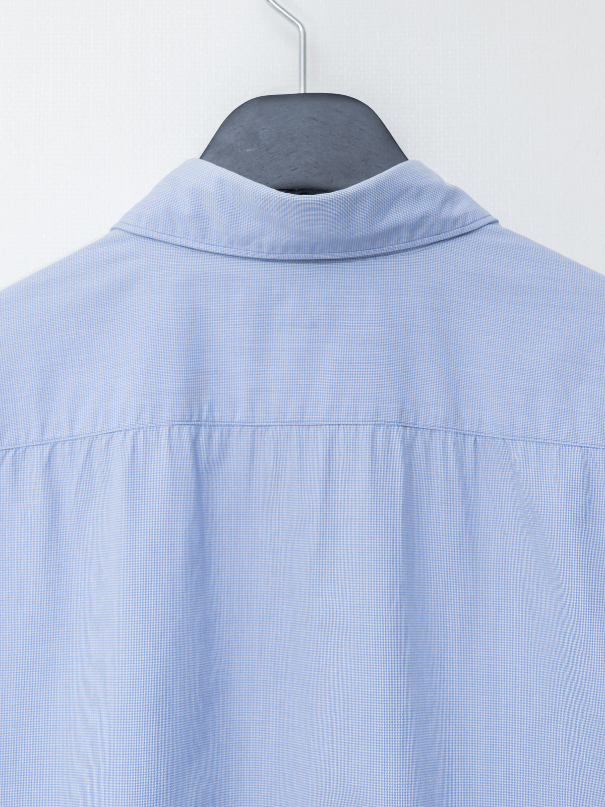 Micro Houndstooth Shirt Sax Blue