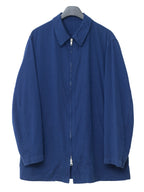 Bio Washed Double Zip Jacket Klein Blue