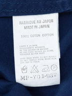 Bio Washed Double Zip Jacket Klein Blue