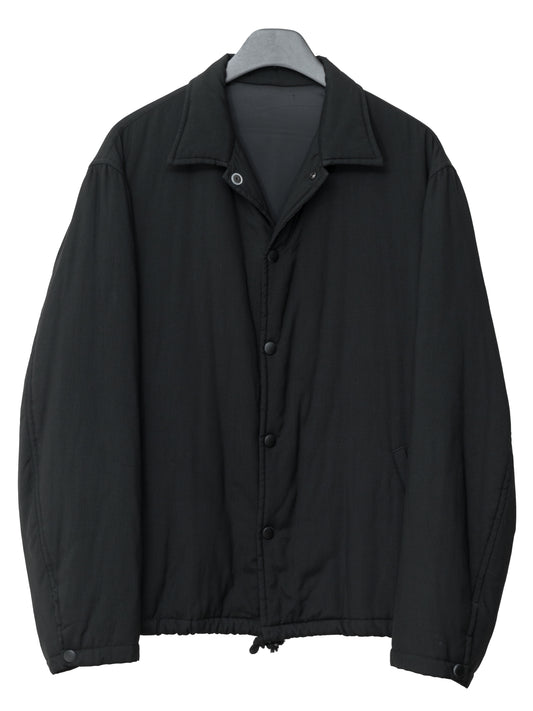 padded coach jacket black ∙ silk ∙ large