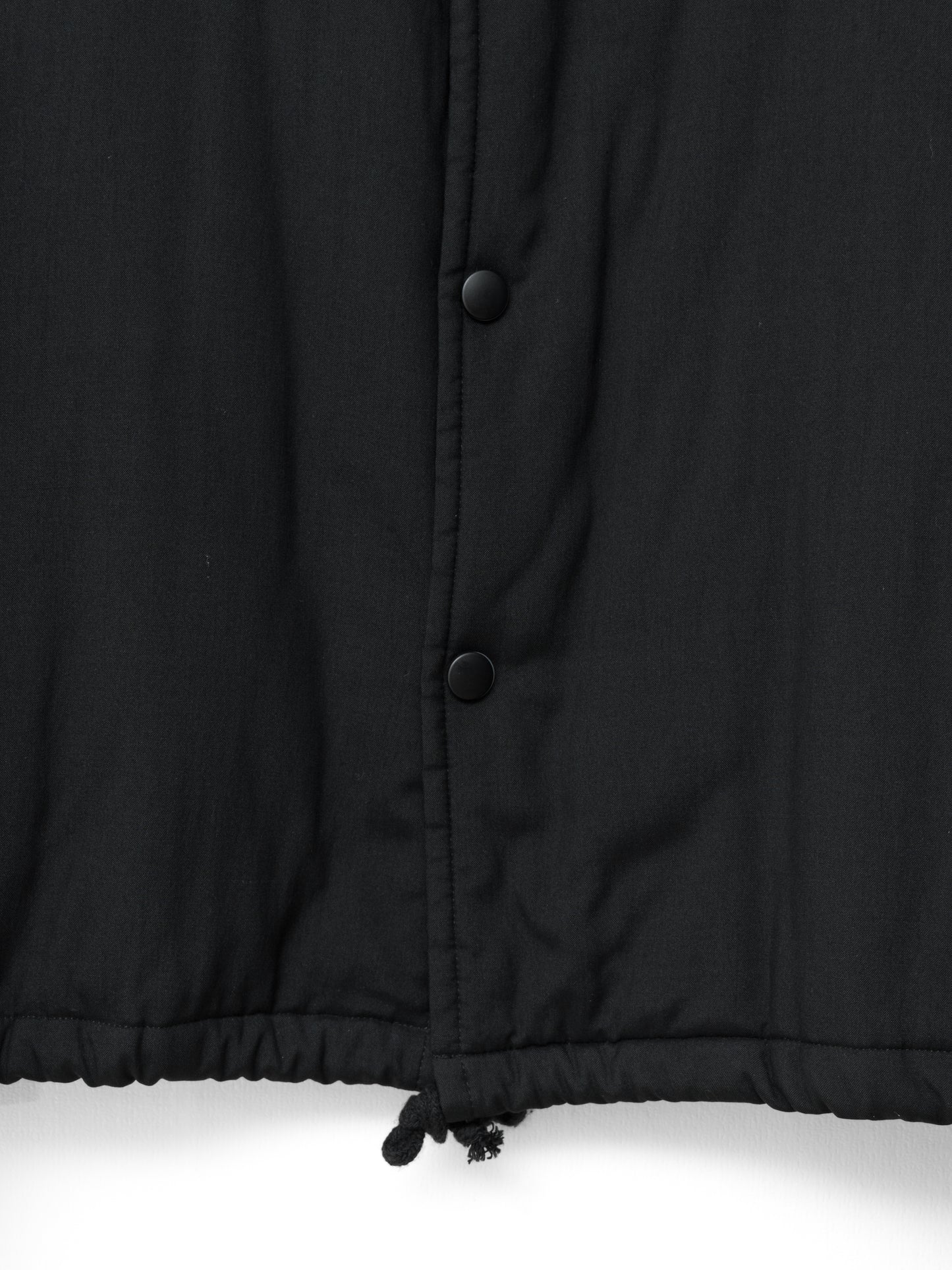 padded coach jacket black ∙ silk ∙ large