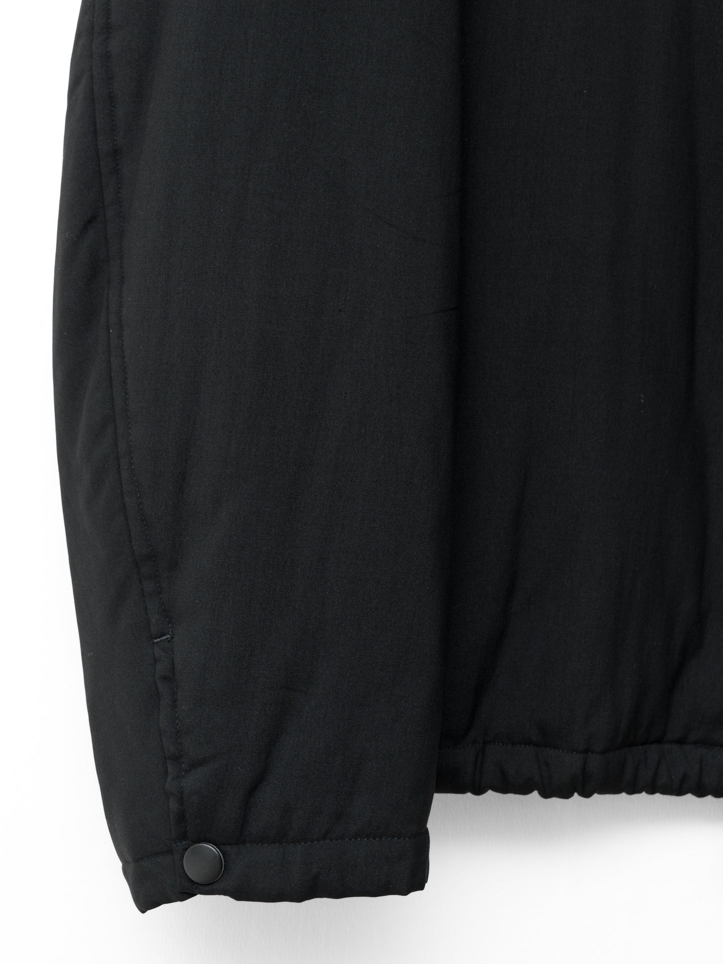 padded coach jacket black ∙ silk ∙ large