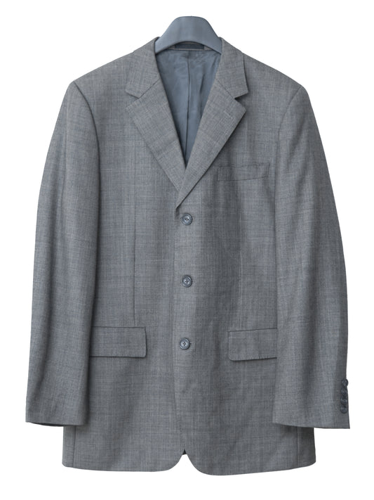 tailored jacket grey ∙ wool dobby ∙ medium