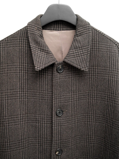 mid length jacket cedar ∙ glen plaid wool rayon nylon ∙ large