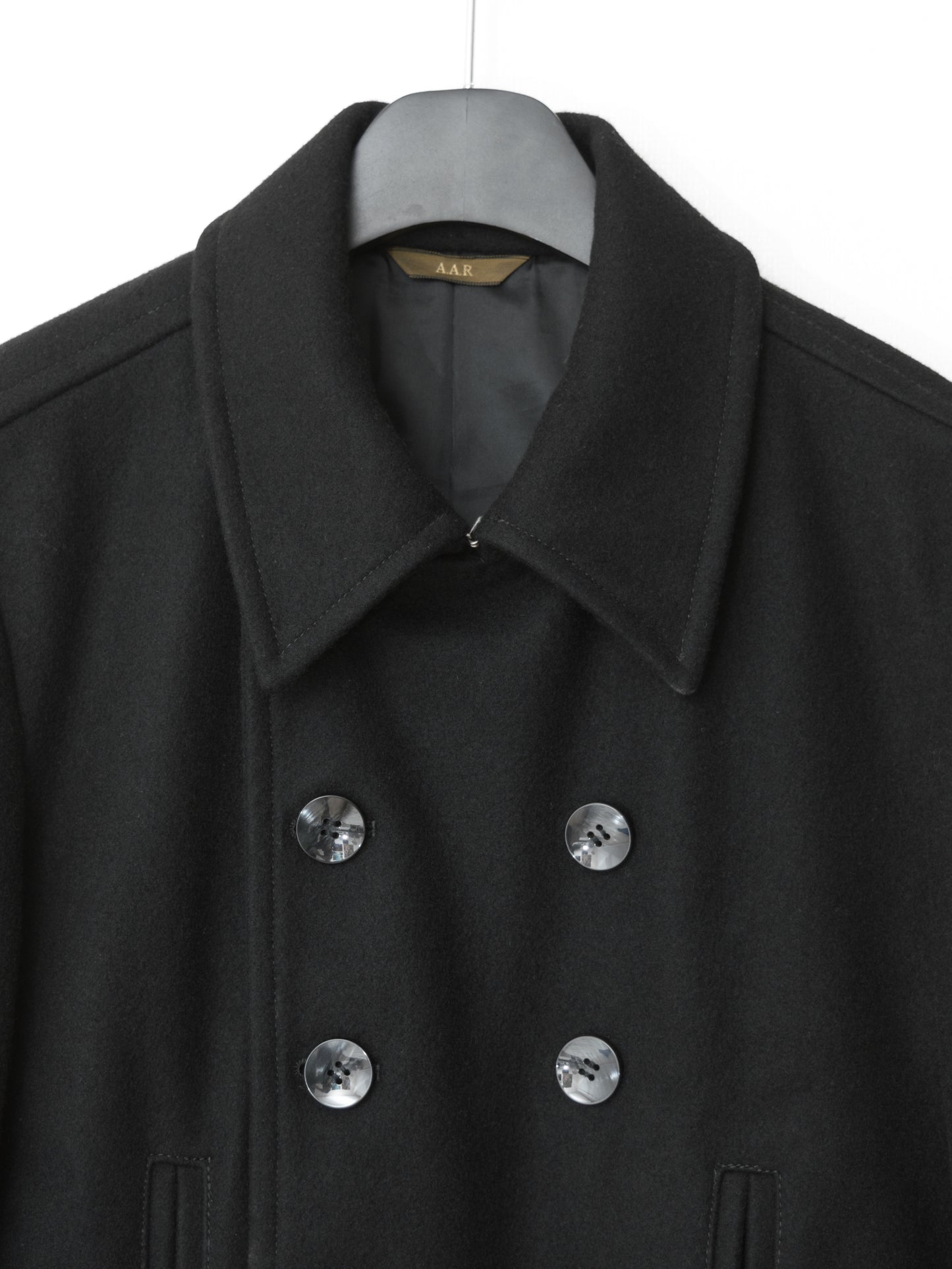 peacoat black ∙ melton wool cashmere nylon ∙ medium