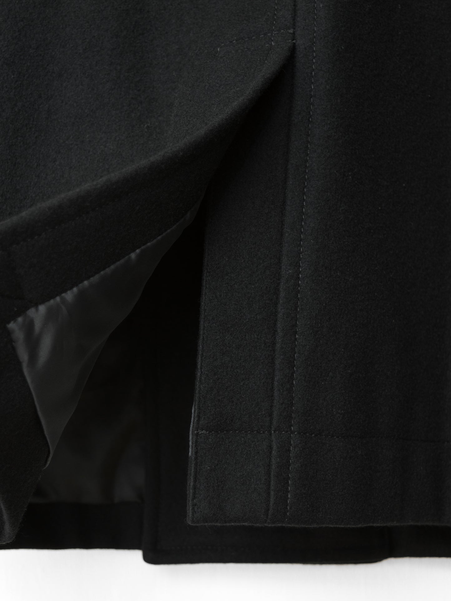 peacoat black ∙ melton wool cashmere nylon ∙ medium