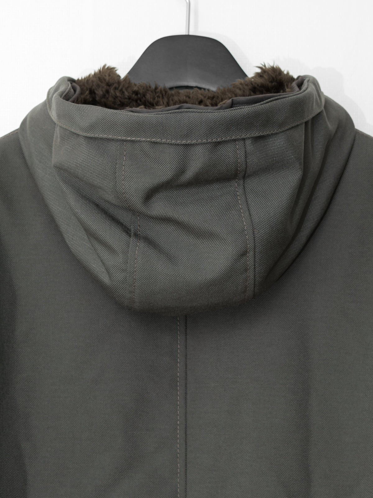 Fur Hooded Removable Liner Jacket Olive Drab