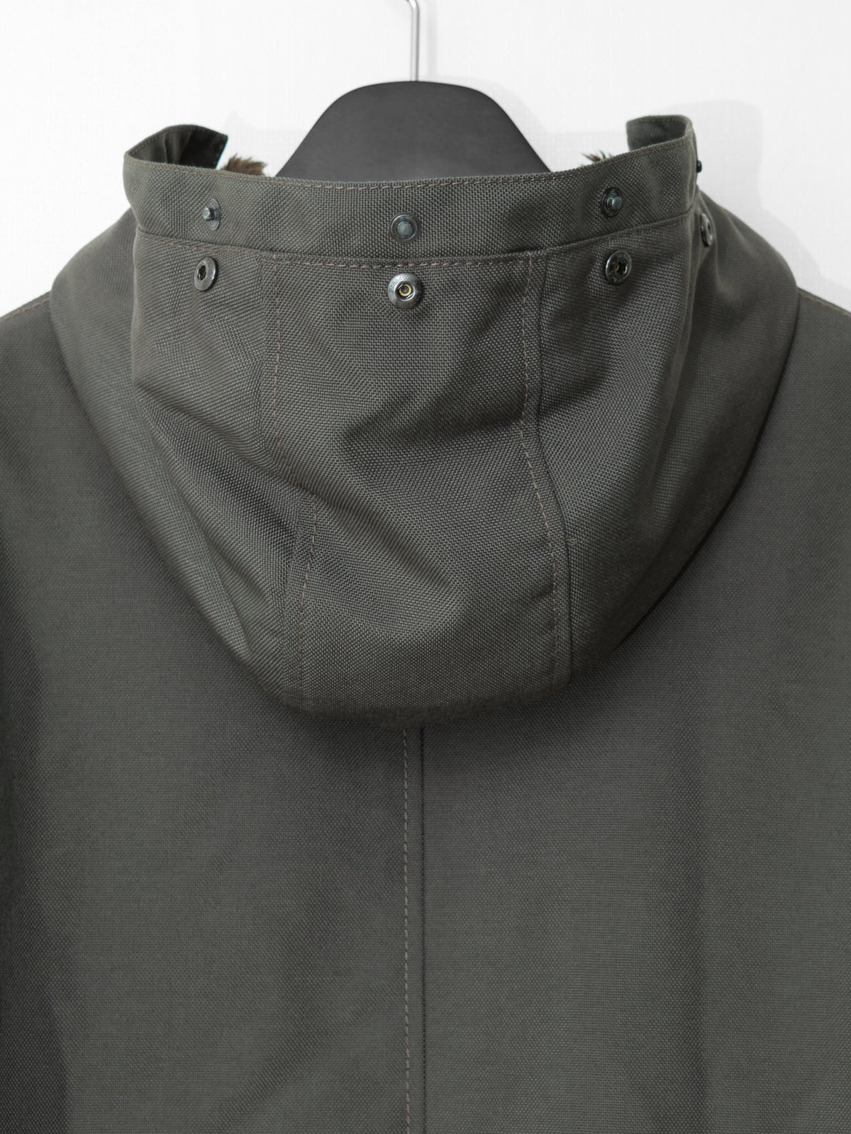 Fur Hooded Removable Liner Jacket Olive Drab