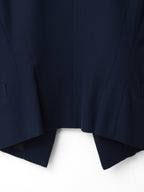 '80s Half Sleeve Tailored Jacket Navy