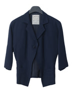 '80s Half Sleeve Tailored Jacket Navy