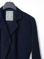 '80s Half Sleeve Tailored Jacket Navy