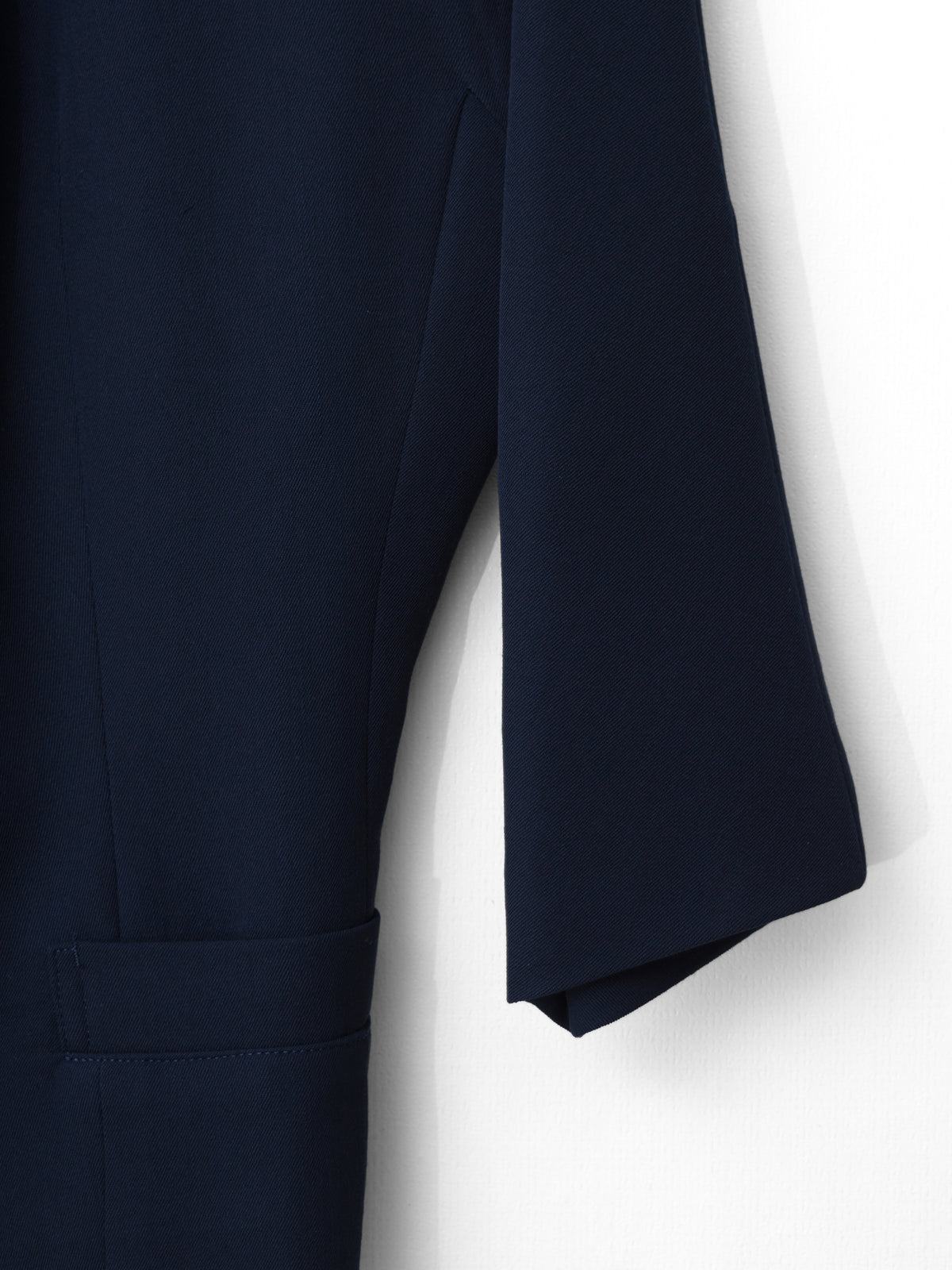 '80s Half Sleeve Tailored Jacket Navy