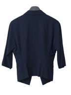 '80s Half Sleeve Tailored Jacket Navy