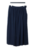 '80s Gathered A-line Skirt Navy