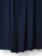 '80s Gathered A-line Skirt Navy