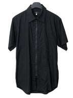 S/S 09 Zip Front Shirt Black