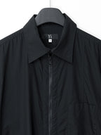 S/S 09 Zip Front Shirt Black