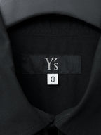 S/S 09 Zip Front Shirt Black