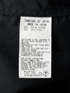 S/S 09 Zip Front Shirt Black
