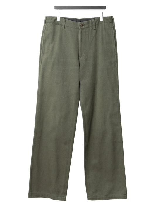 flat front pants olive drab ∙ cotton ∙ medium