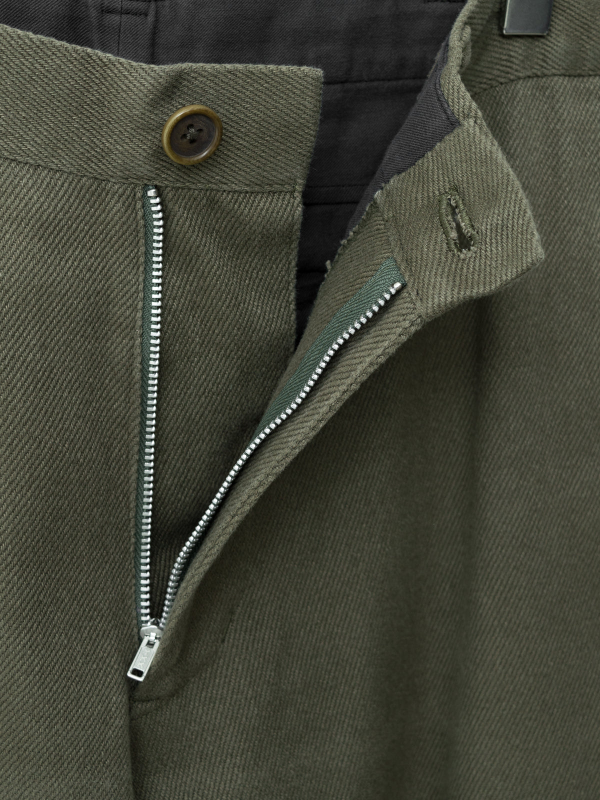 Flat Front Pants Olive Drab