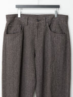 Five Pocket Pants Natural Brown