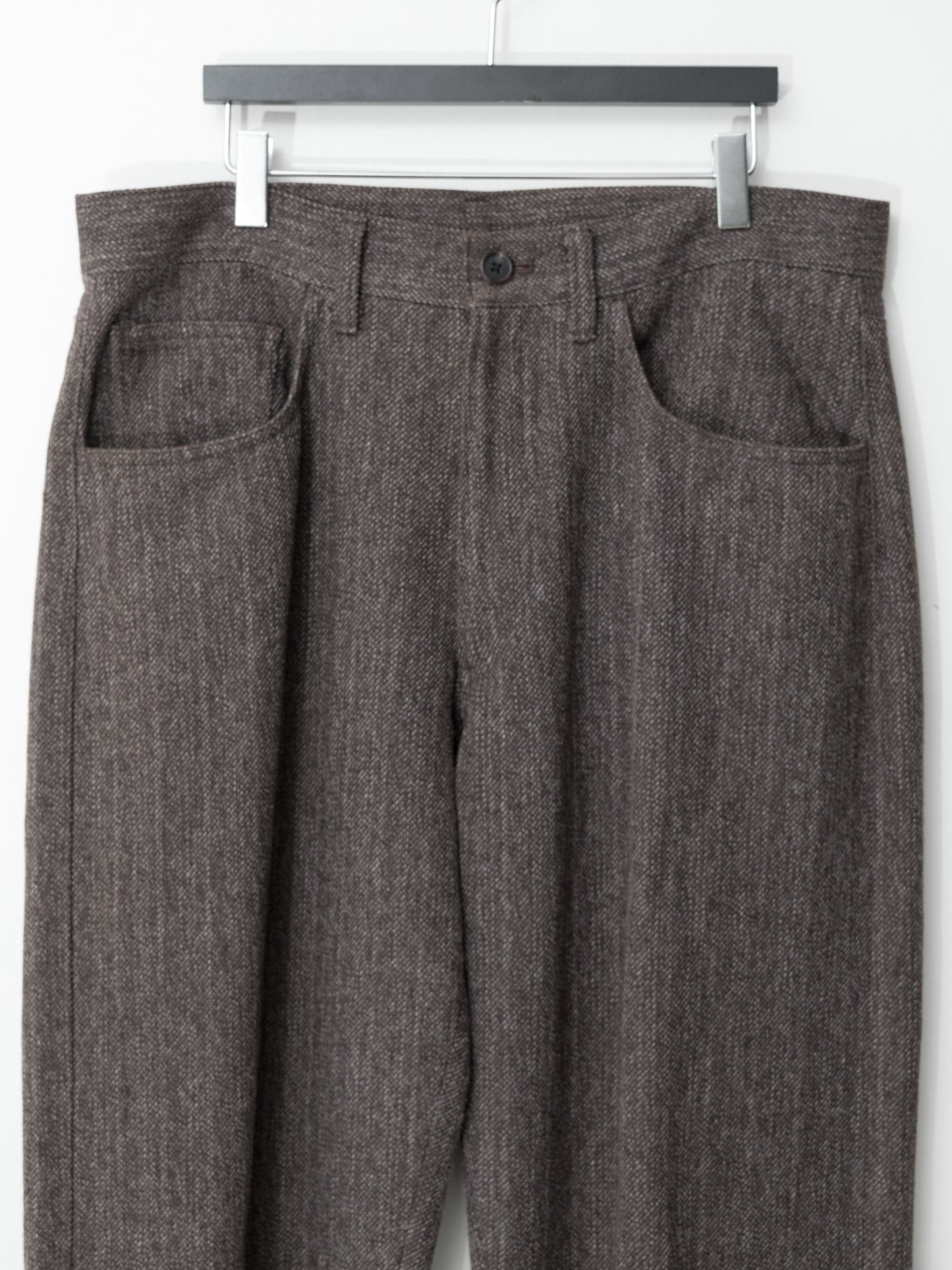 five pocket pants natural brown ∙ linen wool nylon ∙ medium