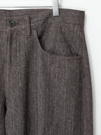 Five Pocket Pants Natural Brown