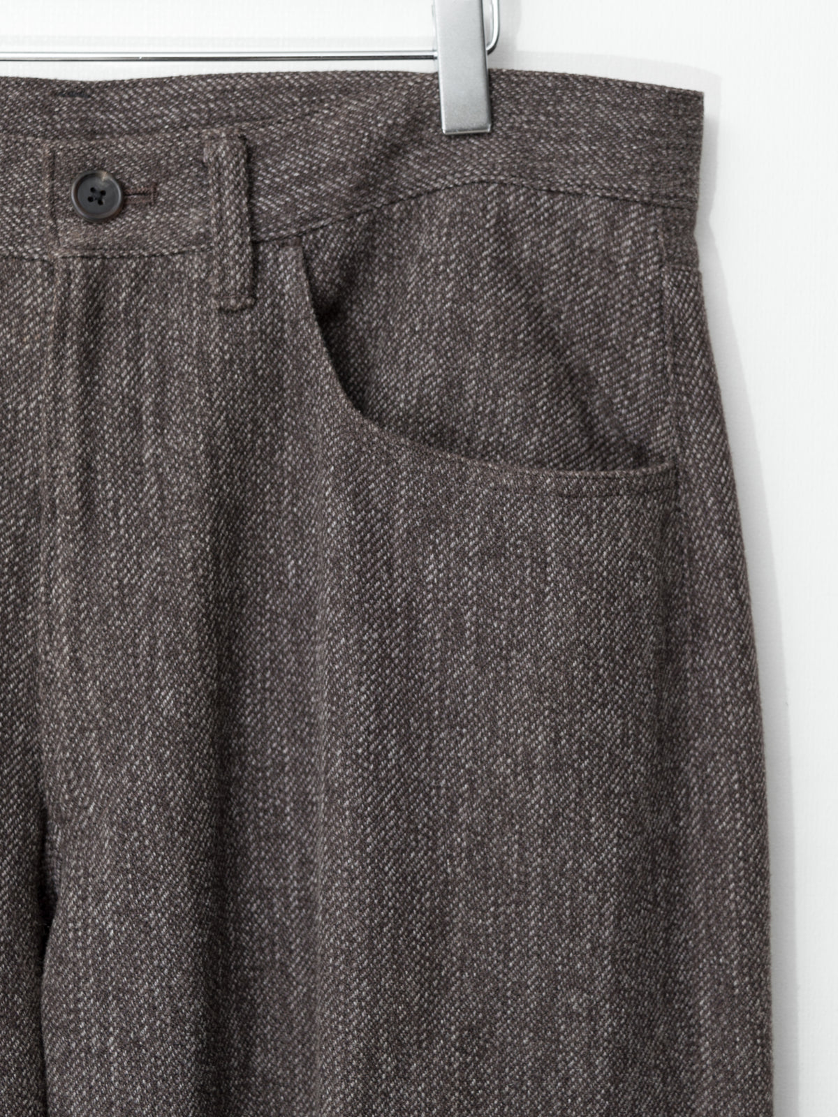 Five Pocket Pants Natural Brown