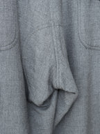 Brushed Back Trousers Grey