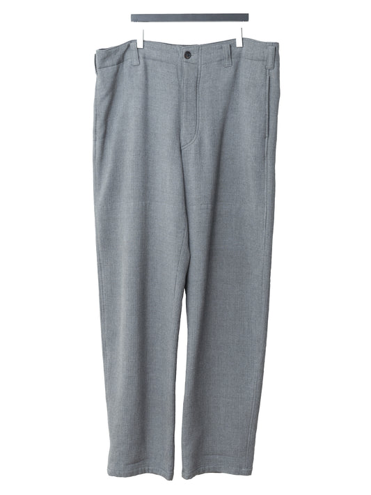 brushed back trousers grey ∙ wool rayon nylon ∙ medium