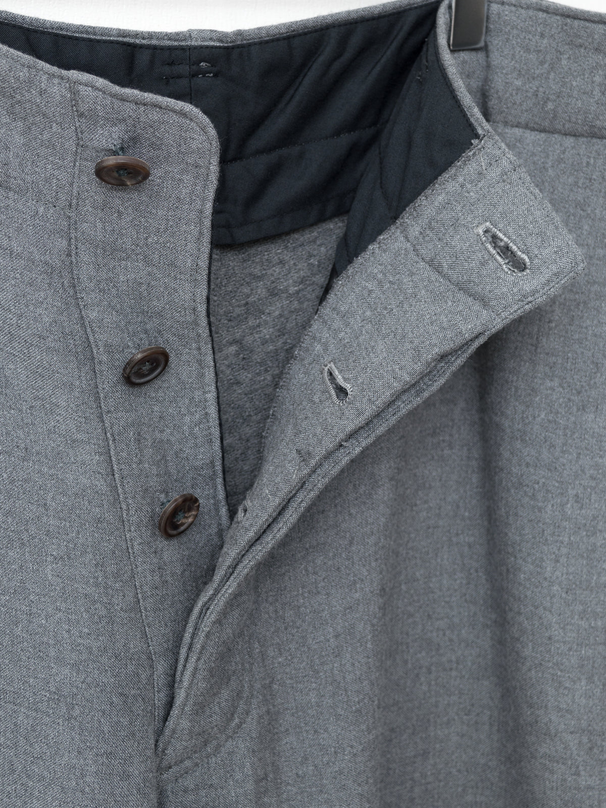Brushed Back Trousers Grey