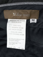 Brushed Back Trousers Grey