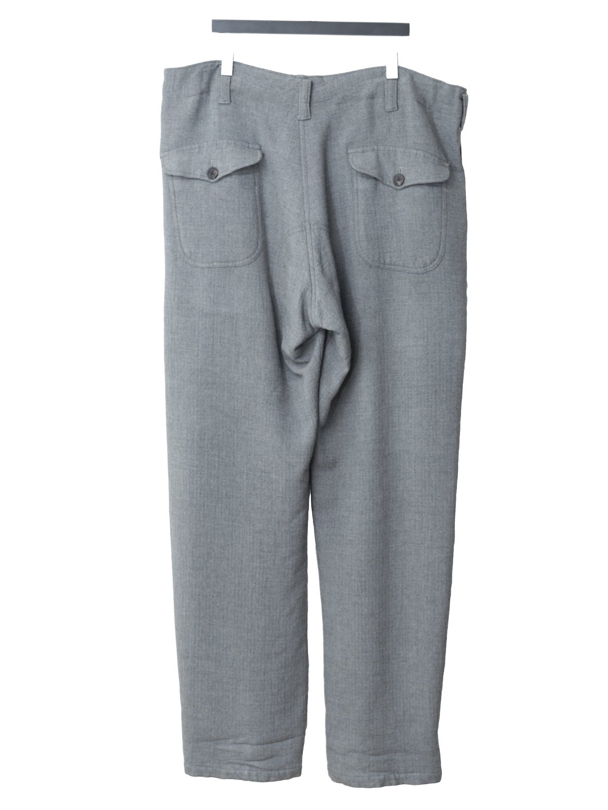 Brushed Back Trousers Grey