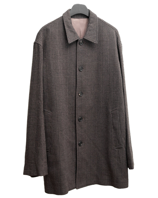 mid length jacket cedar ∙ glen plaid wool rayon nylon ∙ large