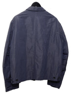 Zip Front Blouson Navy