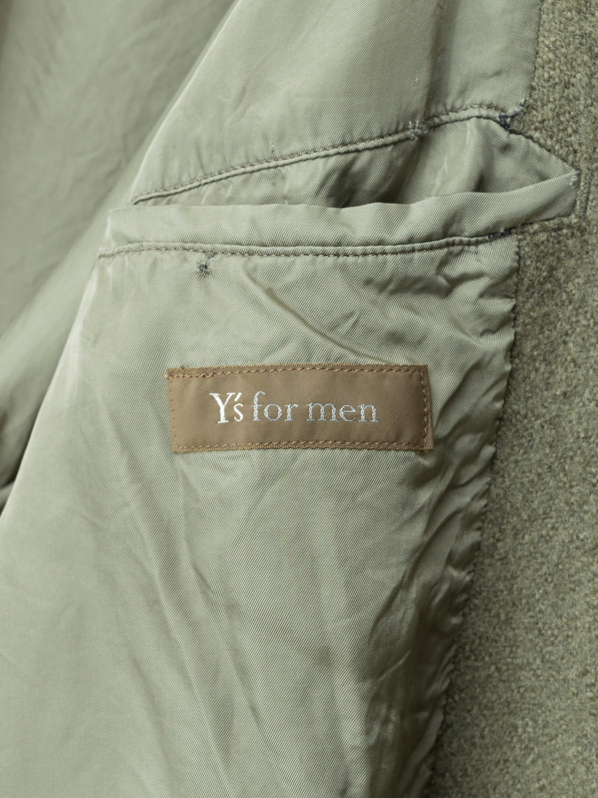 Heavy 4 Button Coat Dry Moss