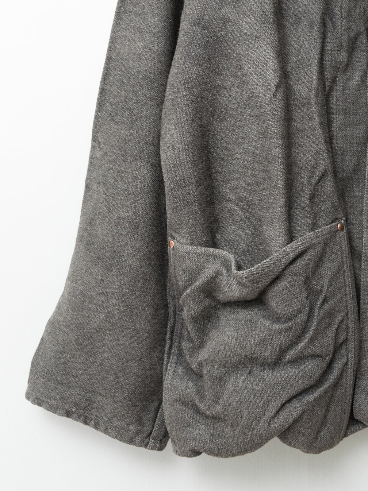 A/W 18 Type 935 Collared Shepherd's Coat Indian Black Dyed