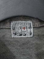 A/W 18 Type 935 Collared Shepherd's Coat Indian Black Dyed