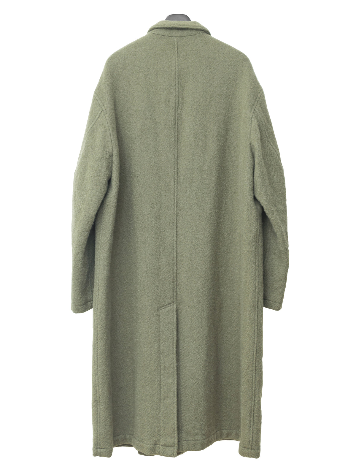 Heavy 4 Button Coat Dry Moss