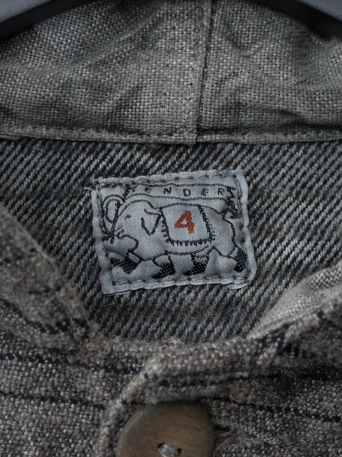 A/W 18 Type 936 Hooded Shepherd's Coat Indian Black Dyed