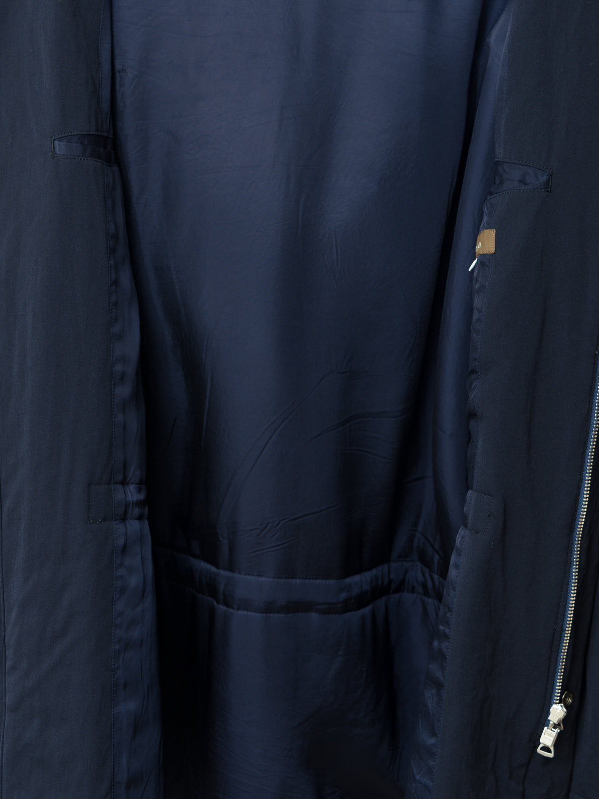 Padded Half Parka Navy