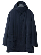 Padded Half Parka Navy