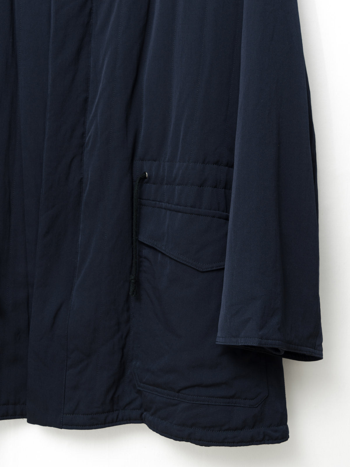 Padded Half Parka Navy